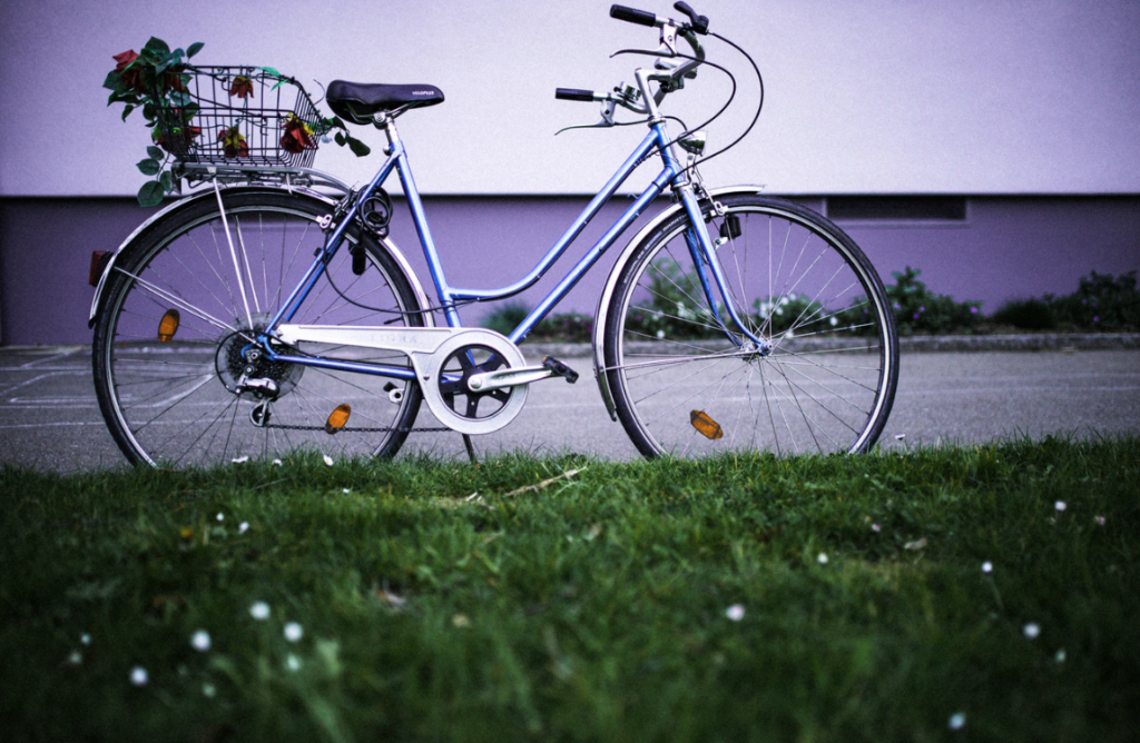 purple bike