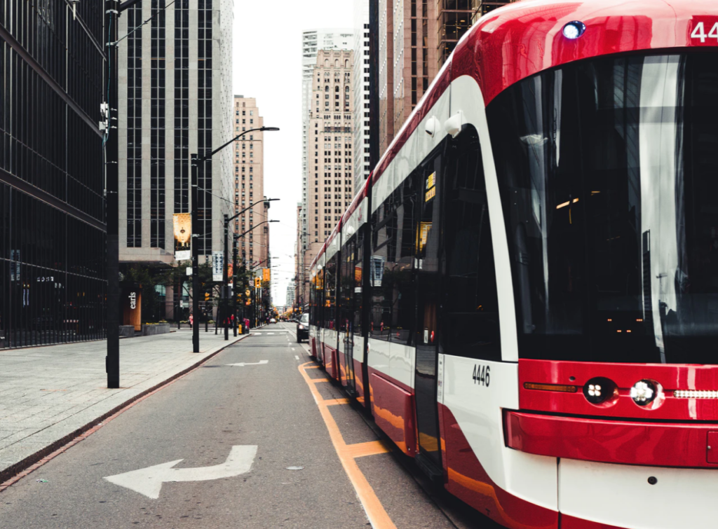 commuter's guide streetcar, toronto, 