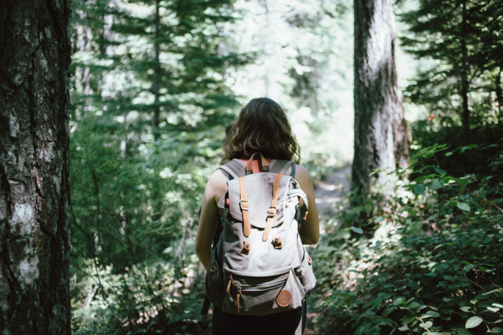 activities at the university of calgary, hiking with a backpack