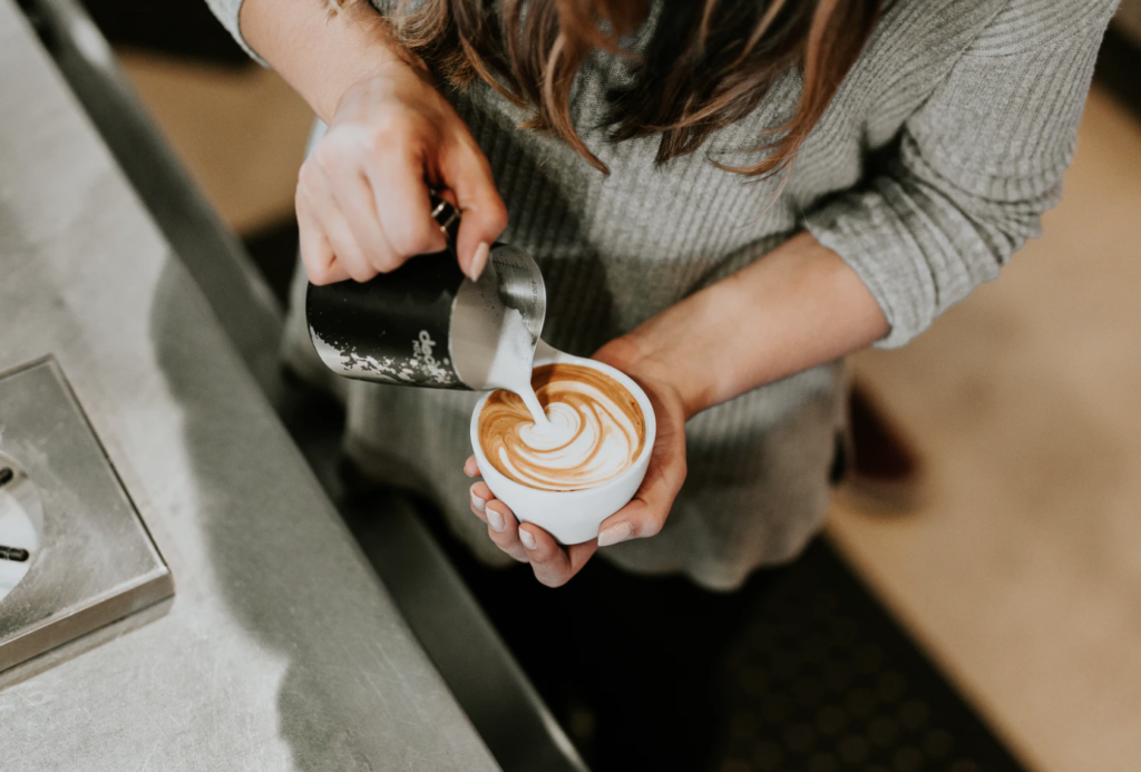 barista pouring coffee part-time jobs